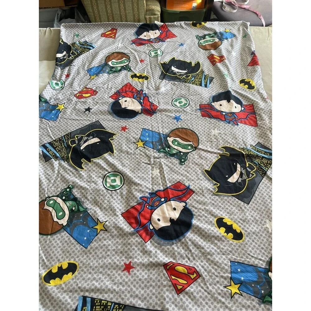 Warner Bros. Super Heros Batman, Superman & Green Lantern Comforter Kids Bedroom